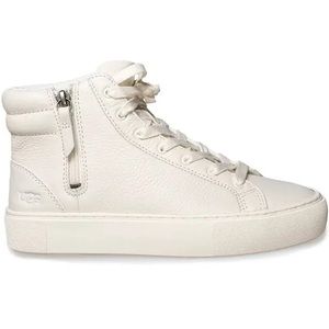 UGG Olli High Top White Leather Sneaker